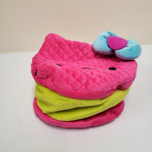 Sanrio Hello Kitty Quilted Plush Mini Bag Purse Pink Colorful - Picture 7 of 16